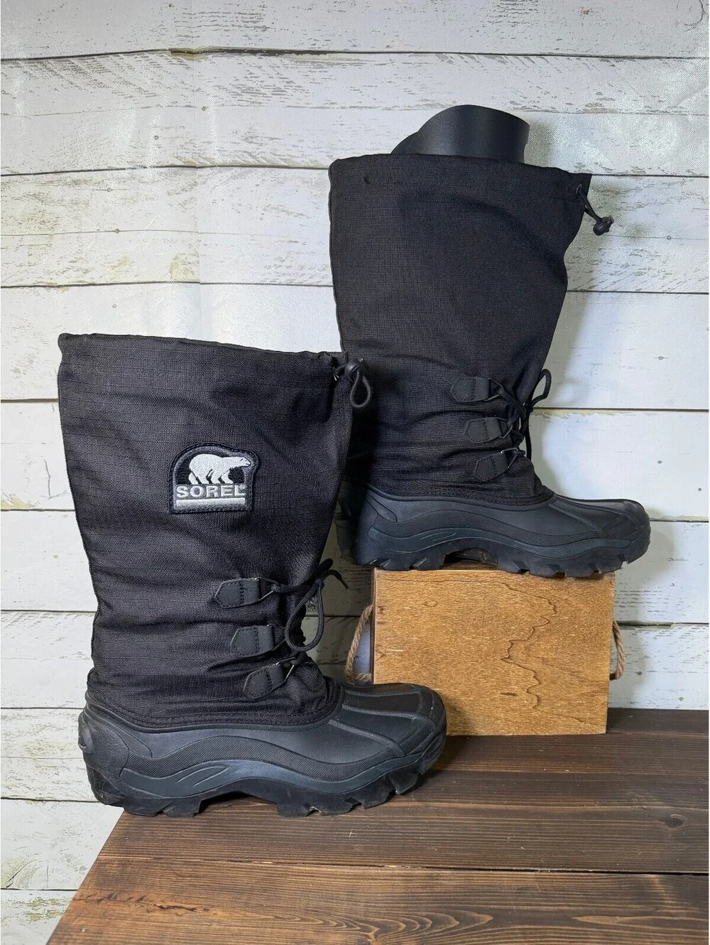 Sorel Men's Blizzard II Waterproof Insulated Black Winter Snow Boots Size 10